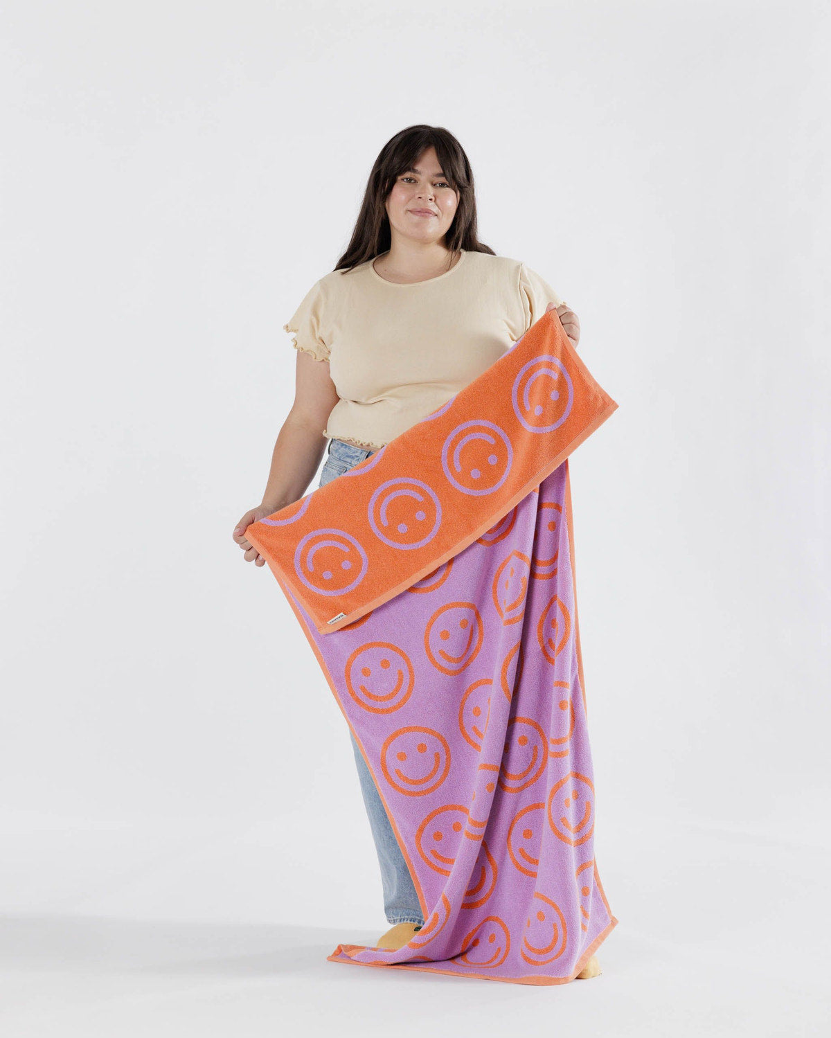 Bath Towel Happy Lilac | Baggu New