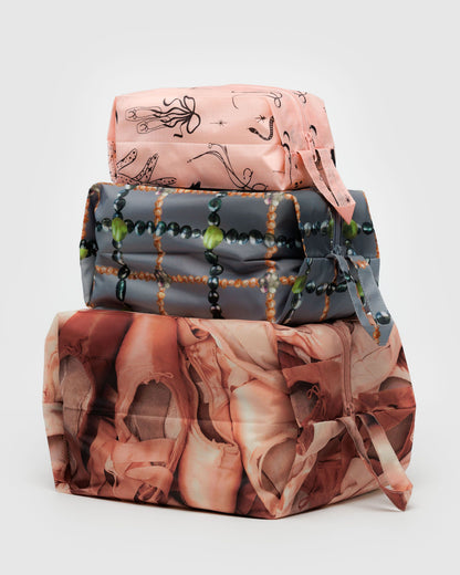 3D Zip Set Ballet Icons | Baggu Special Offer
