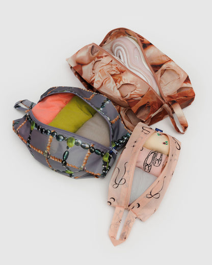 3D Zip Set Ballet Icons | Baggu Special Offer