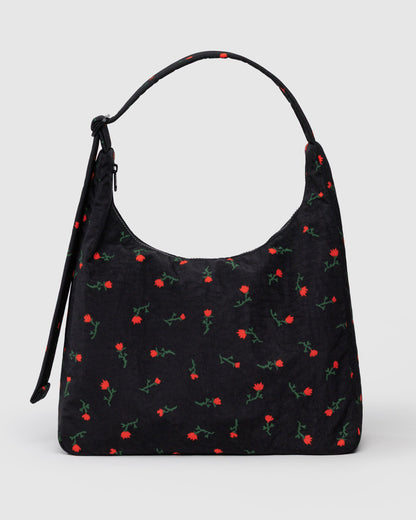Nylon Shoulder Bag Painted Wildflower | Baggu Latest