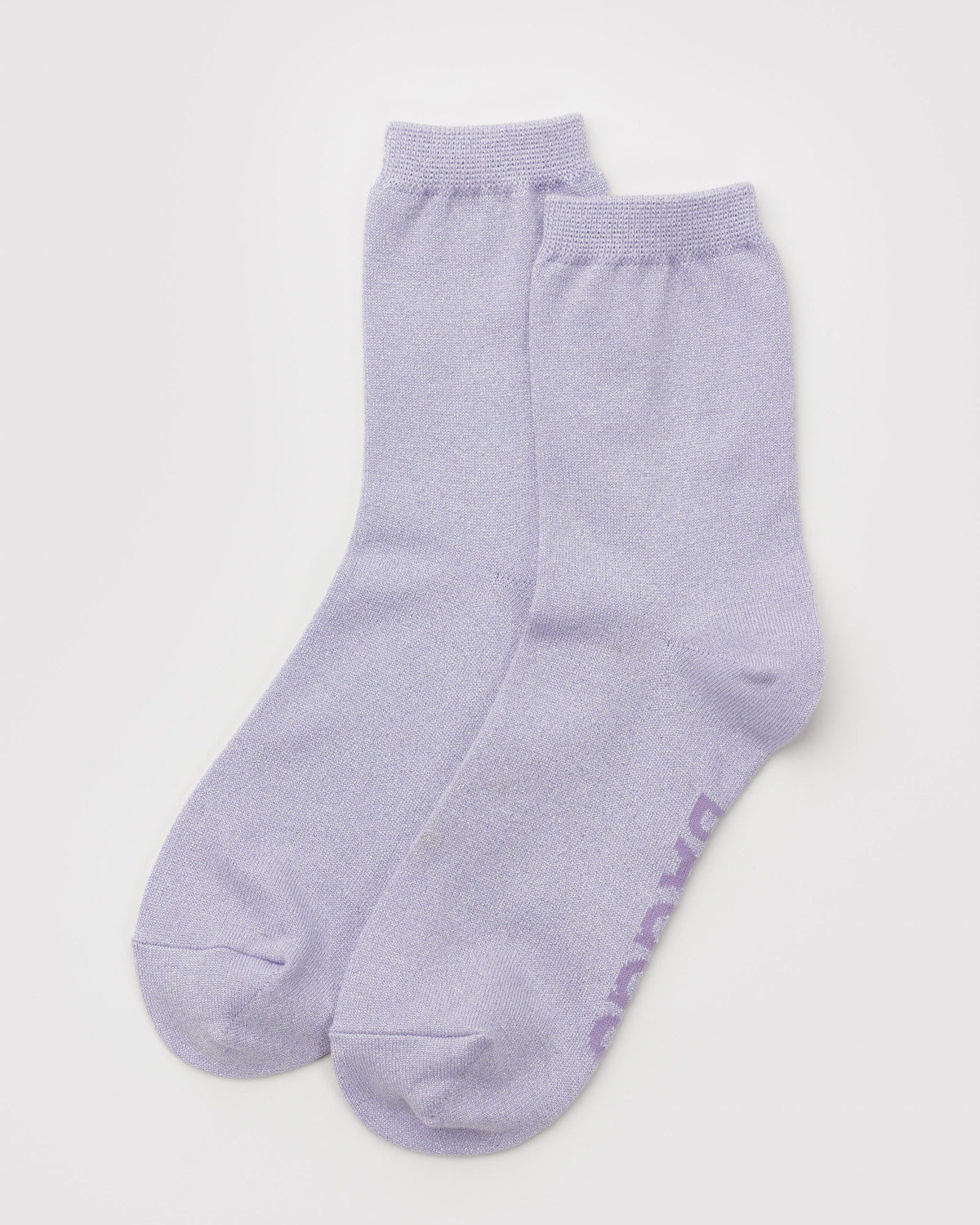 Crew Sock Lilac Metallic | Baggu Value