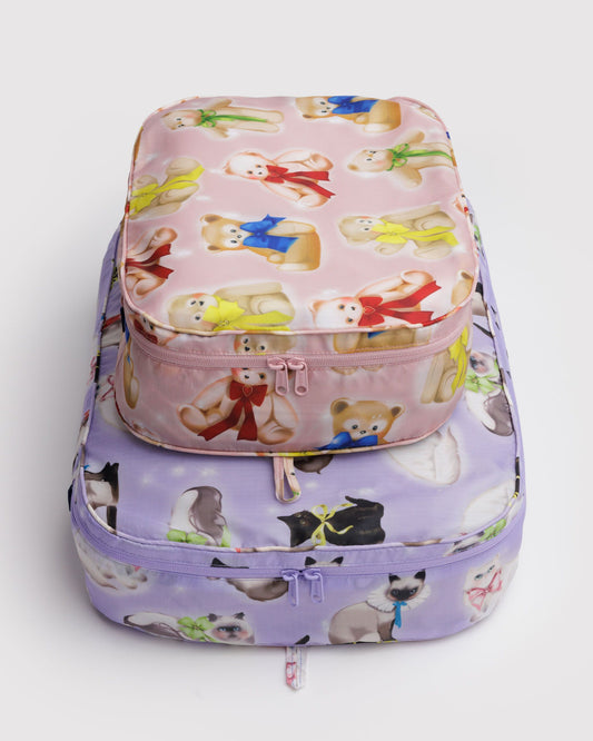Large Packing Cube Set Fancy Animals | Baggu Special Offer