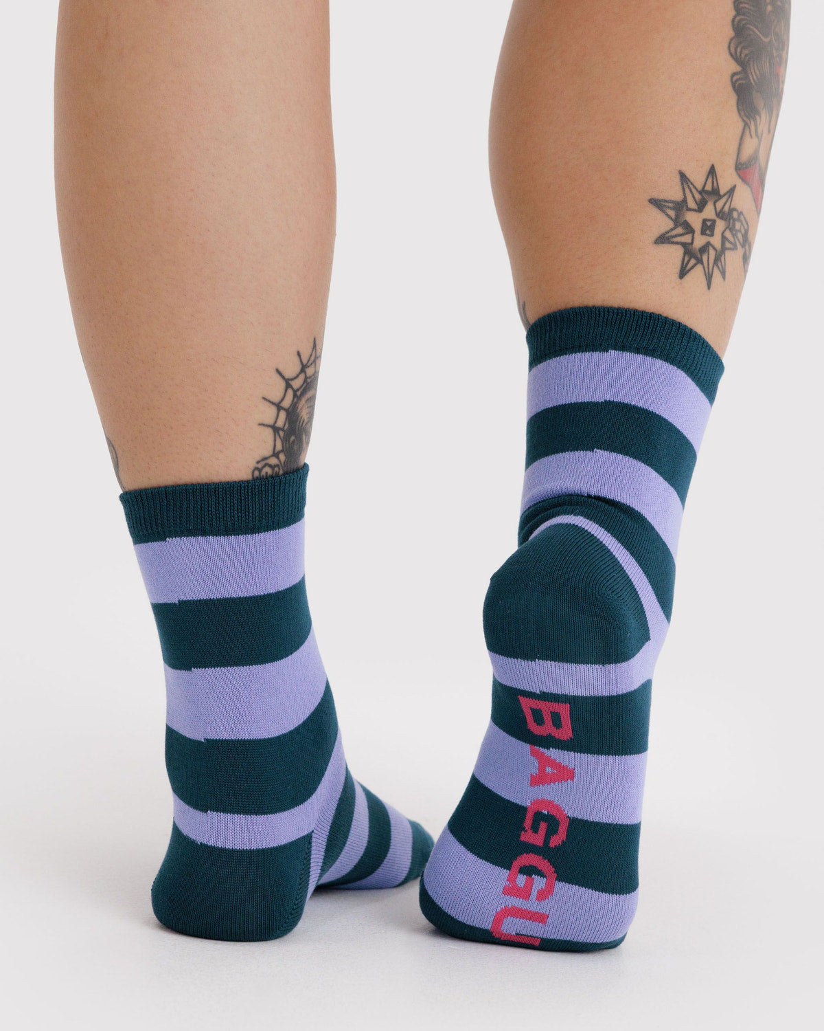 Crew Sock Malachite Stripe | Baggu Top Pick
