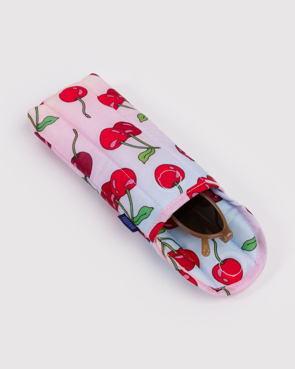 Puffy Glasses Sleeve Cherries | Baggu Everyday