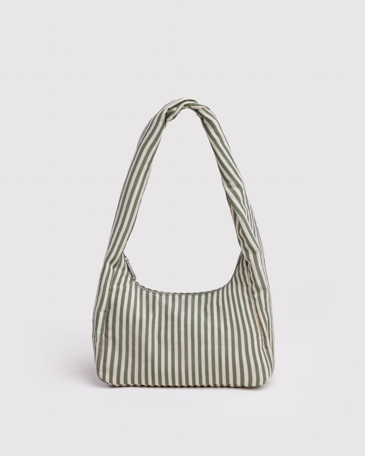 Small Nylon Meringue Bag Sage Stripe | Baggu Quality